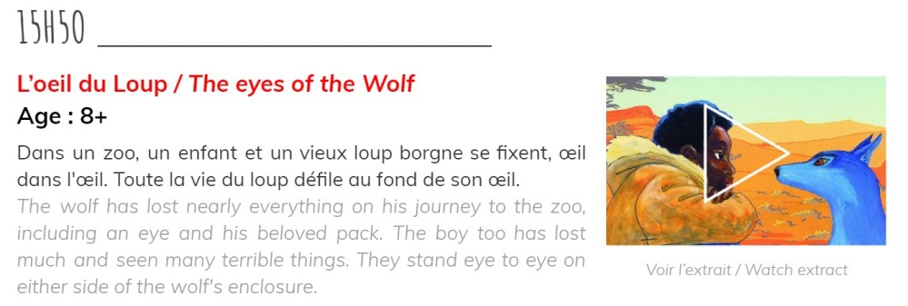 L'oeil du loup